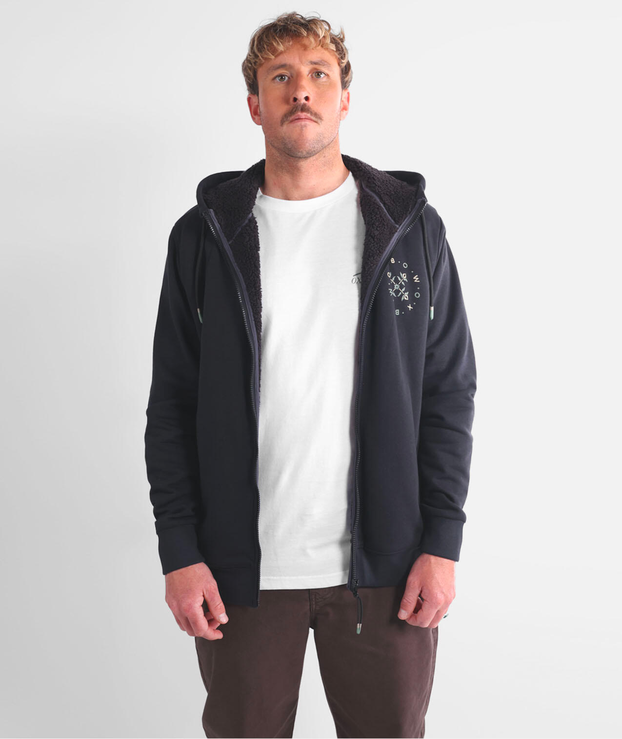 Sweat capuche doublure sherpa CIRCLE 3/5