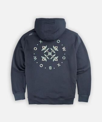 Sweater met sherpa-voering en capuchon circle