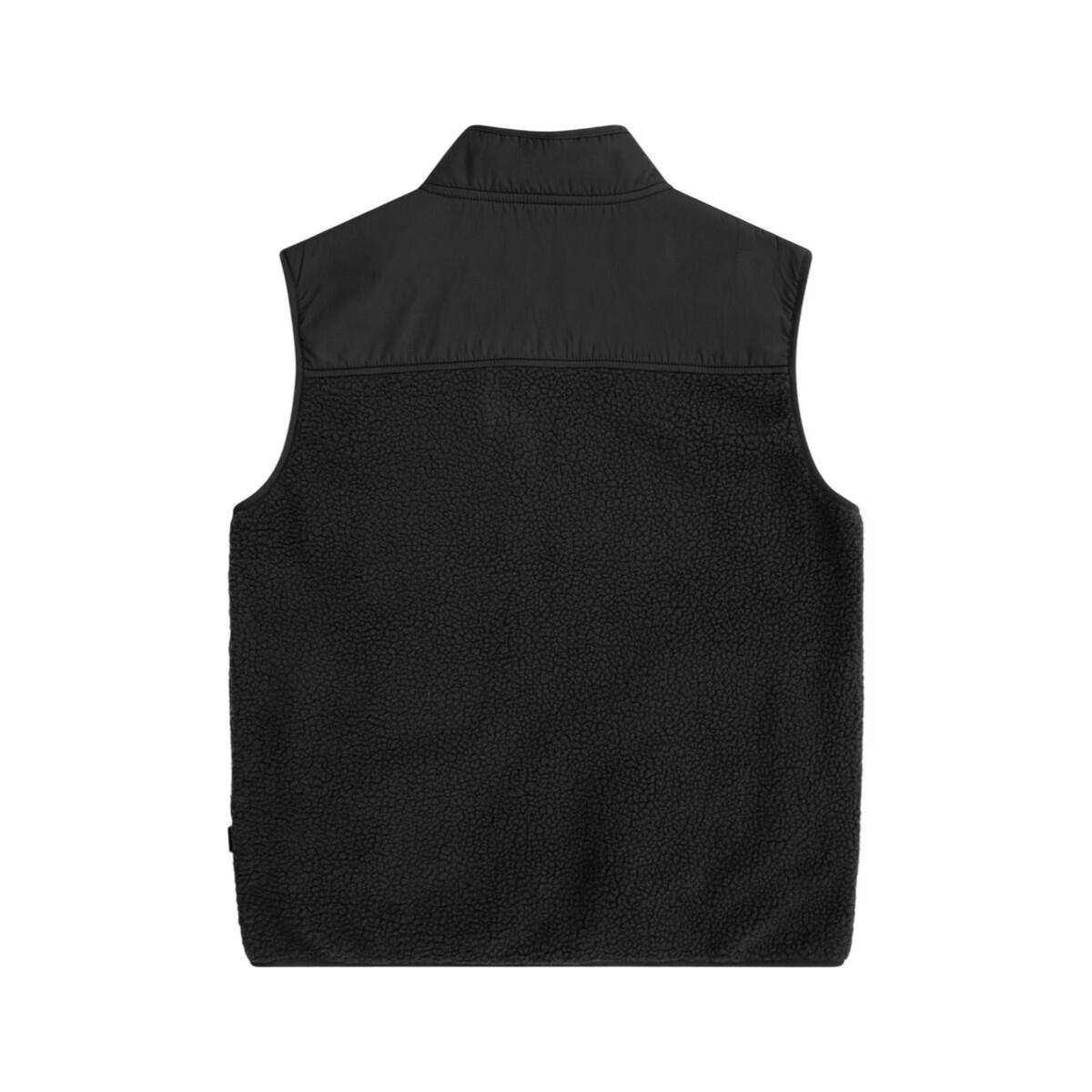 "Henrick" Weste für , Teddyfleece Herren Schwarz 2/2