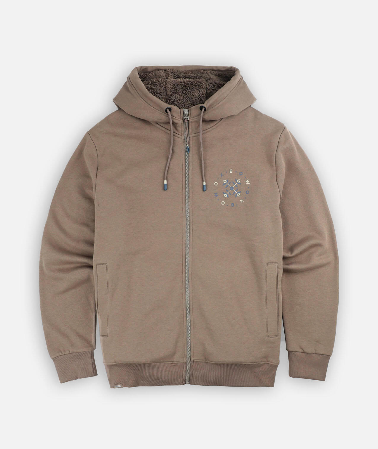 Felpa con cappuccio e fodera sherpa CIRCLE 2/5