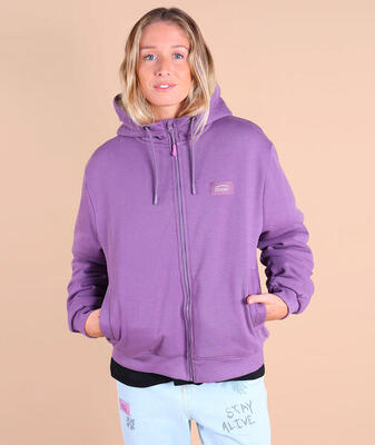 Hoodie met sherpa voering swips
