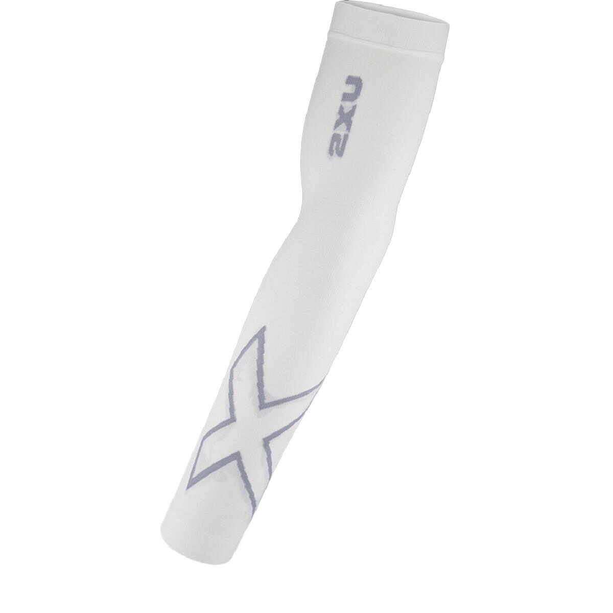 Flex Run Comp Arm Sleeves 2XU Blanco 2/3