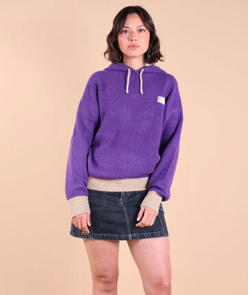 Pull à capuche uni PIETA