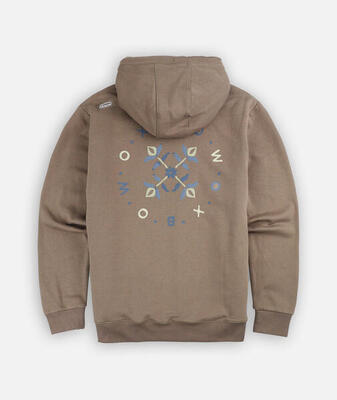 Sweater met sherpa-voering en capuchon circle