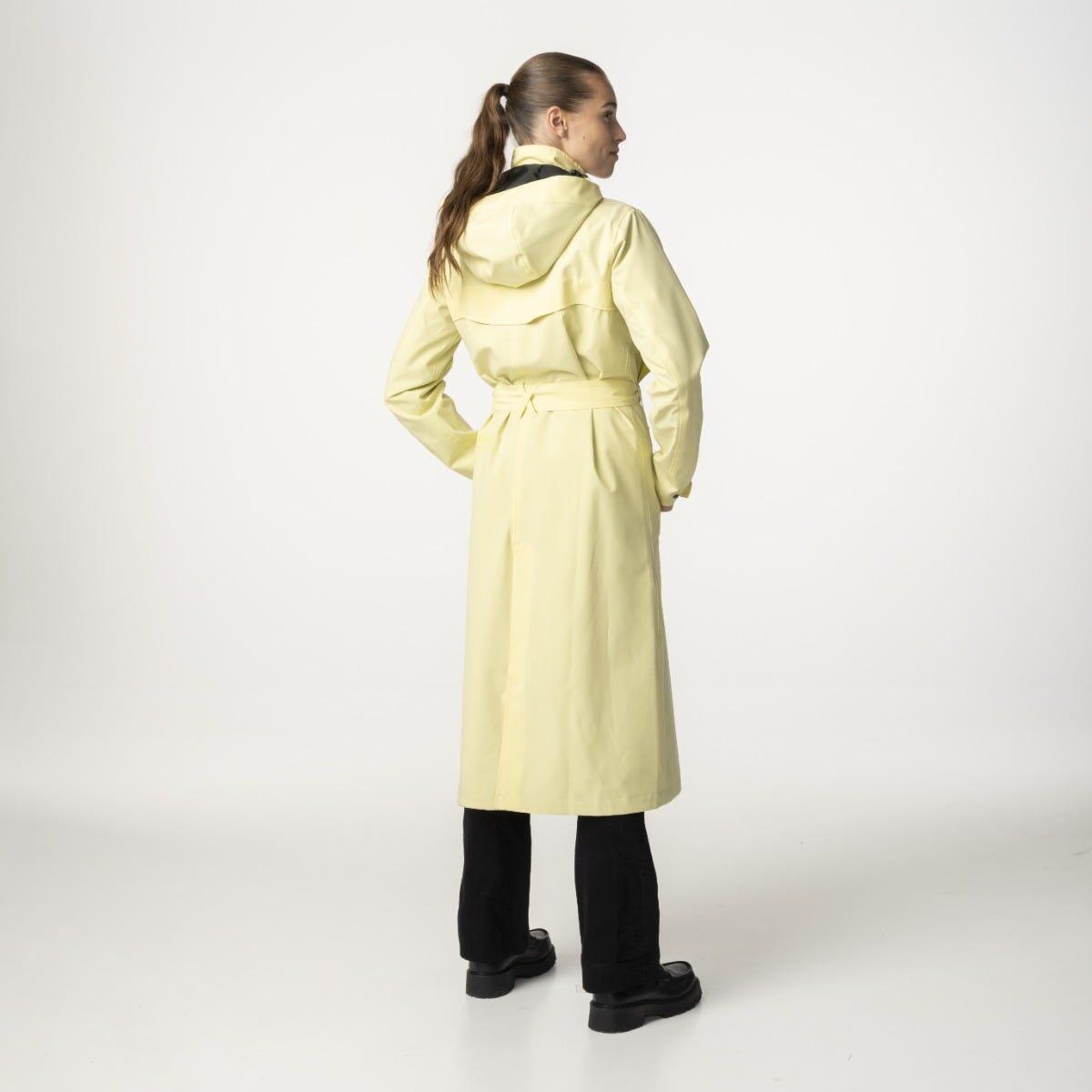 Trench Coat Long Regenjas Urban Outdoor Dames Golden Mist 2/7