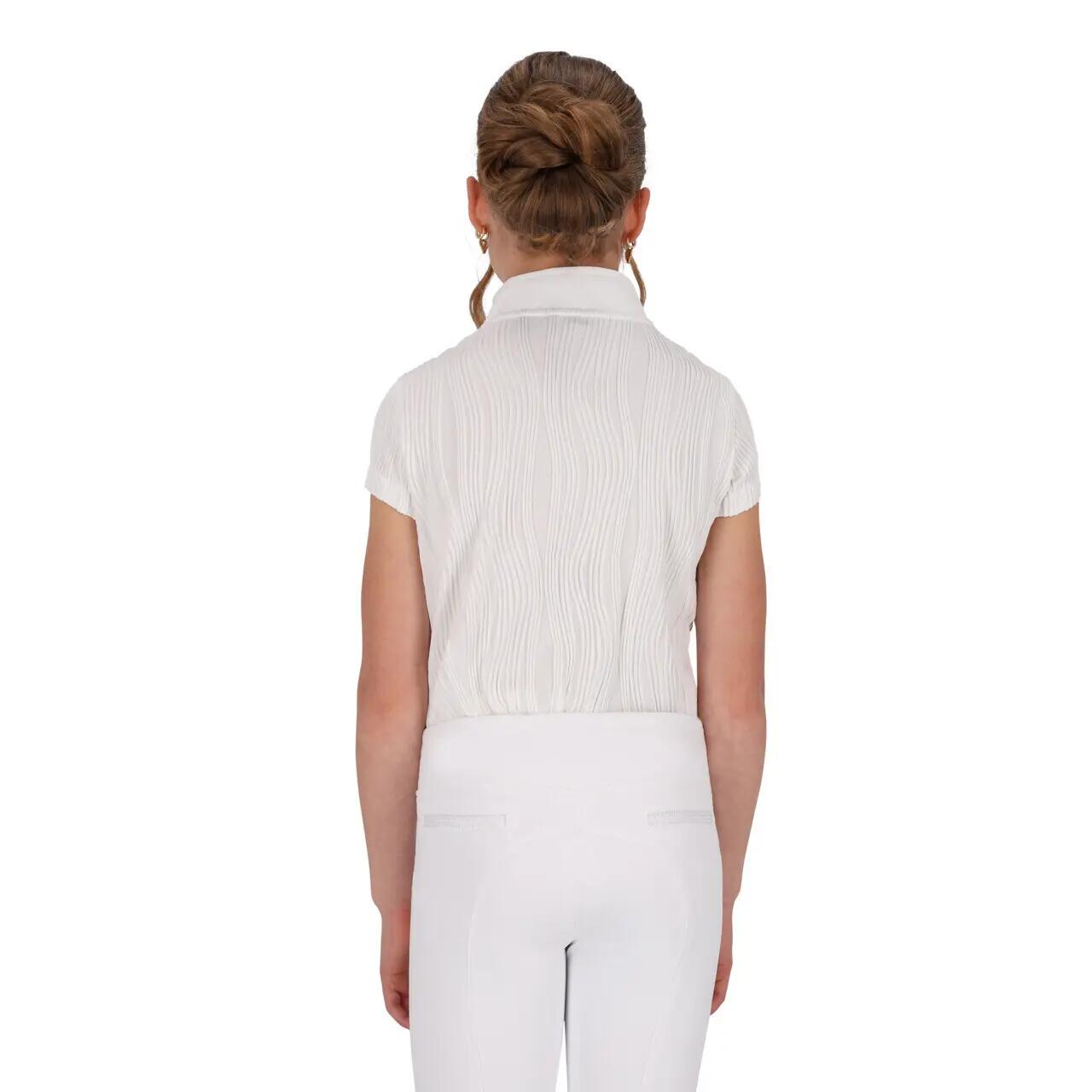 Polo d'équitation fille QHP Kynlee 3/7