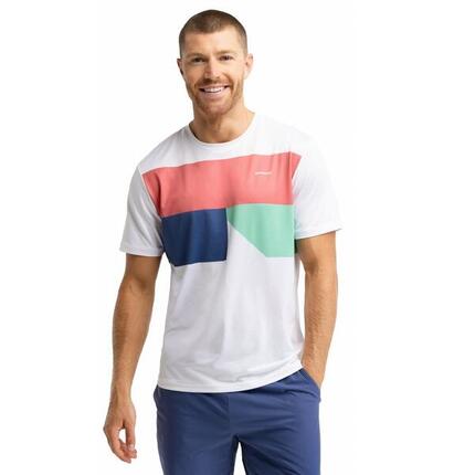 T-shirt de padel manches courtes homme Round Erit Multicouleur