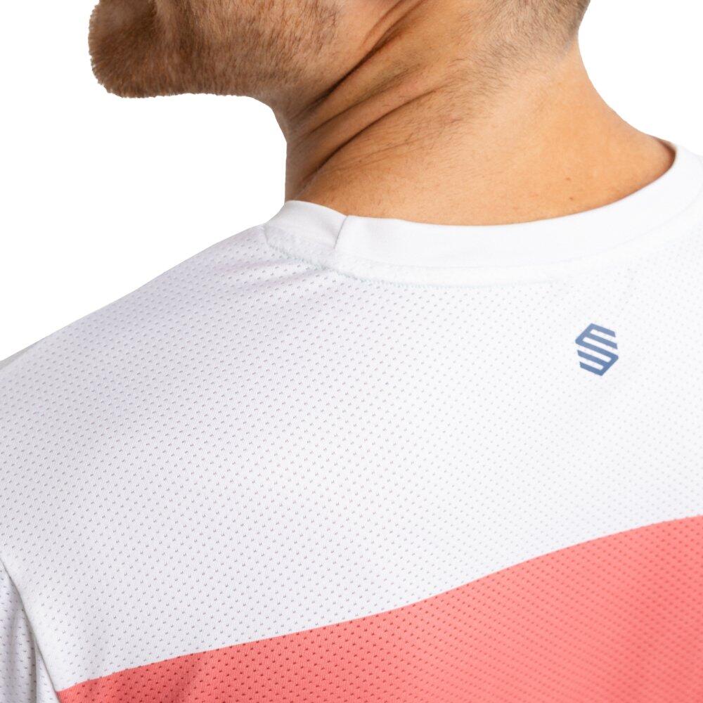 Herren Padel kurzärmeliges -funktionsshirt Round Erit Mehrfarbig 4/7