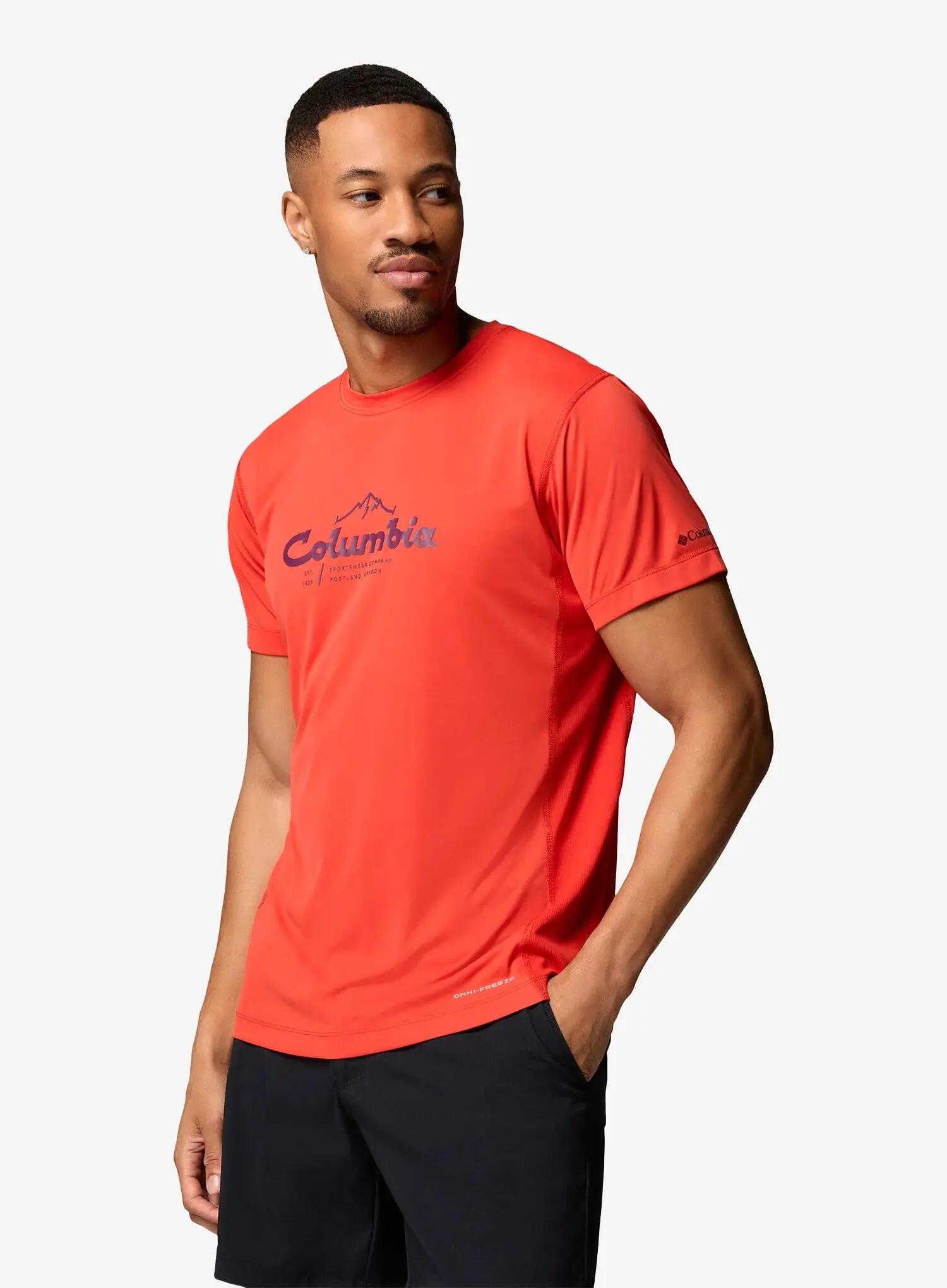 Koszulka z nadrukiem Columbia Zero Rules Light S/S Graphic Crew 4/6