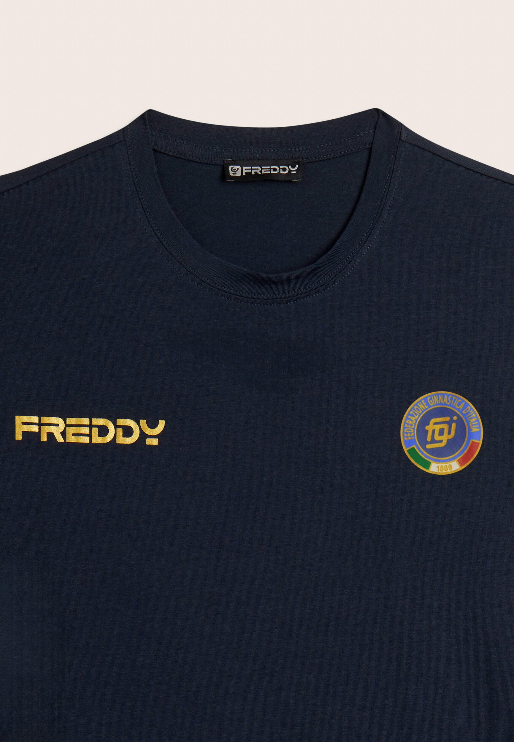 T-shirt Uomo Italia FGI Blu in Jersey Stretch 7/7