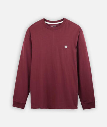 Tee-shirt uni manches longues TEBAZ