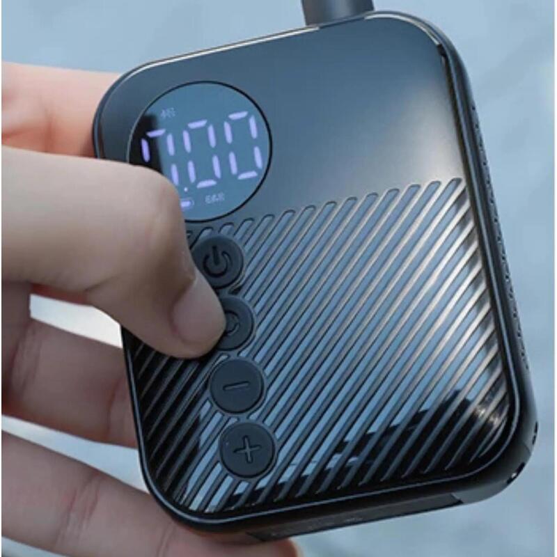 Mini pompă electrică bicicletă 150 PSI USB-C afișaj