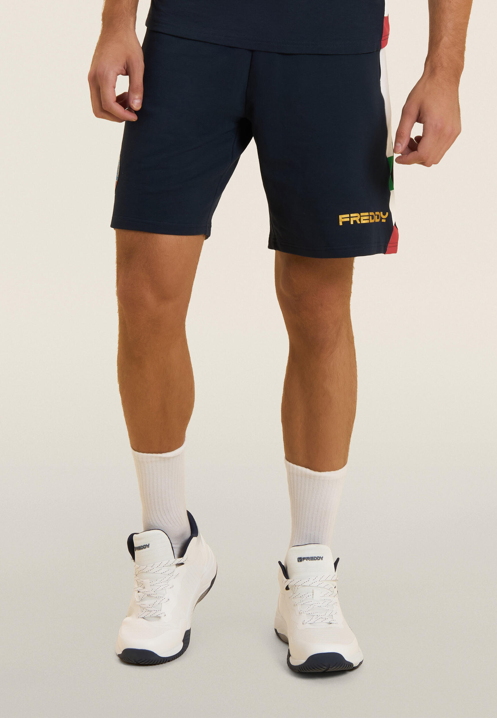 Pantalon court pour hommes en molleton de coton bicolore, merchandising officiel 2/5