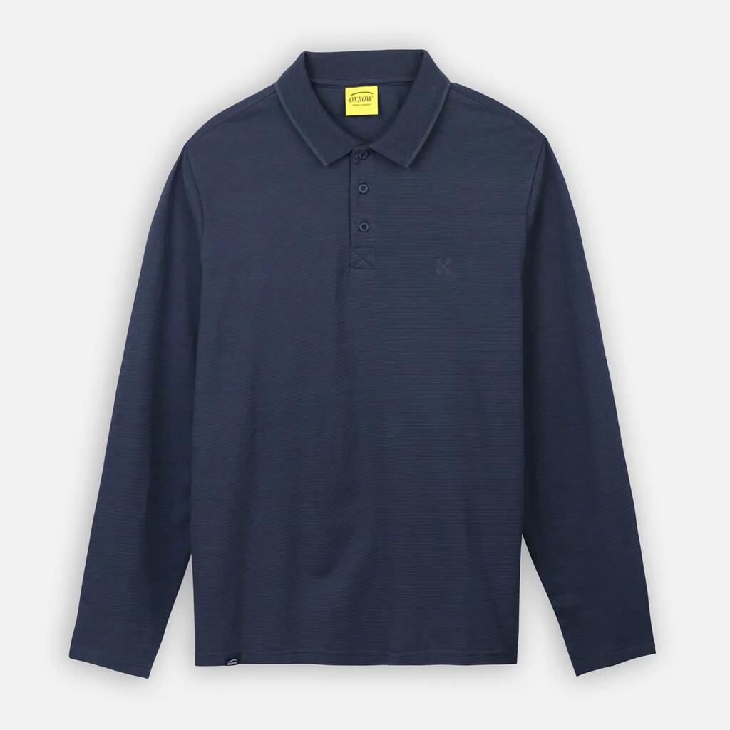 Long-sleeve polo NAVAL