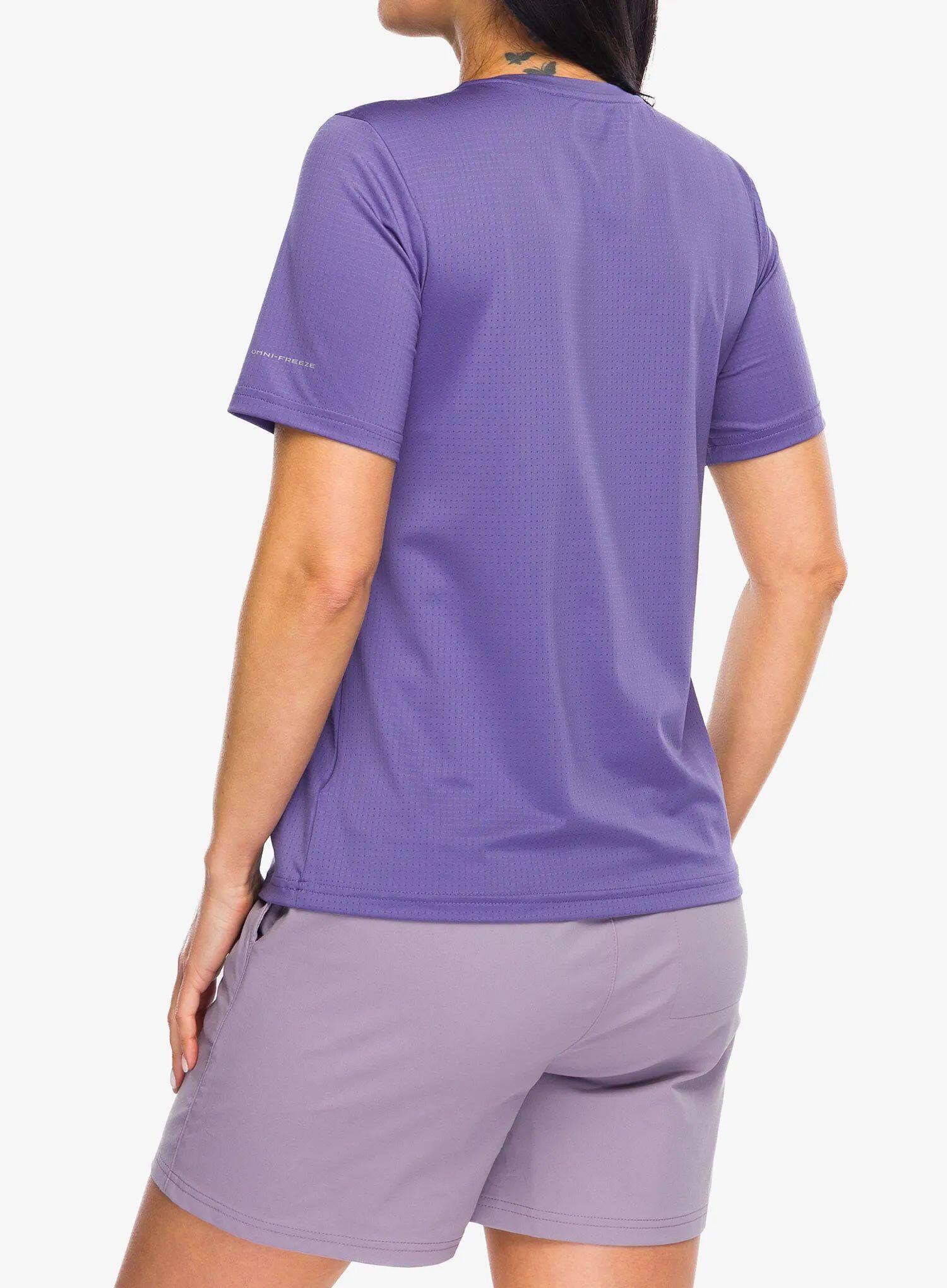 Koszulka szybkoschnąca damska Columbia Wild Springs S/S 4/7