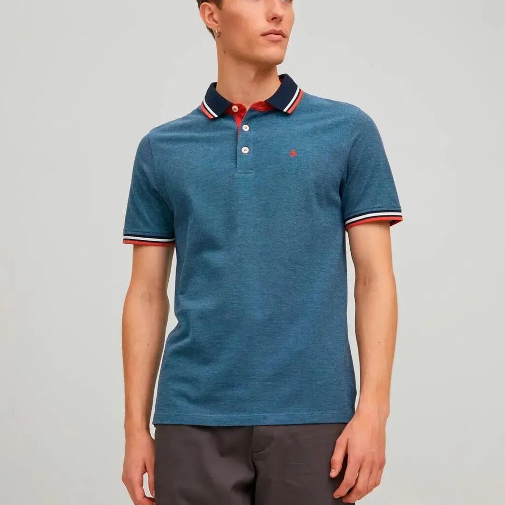 Sailing polo, men's shirts Jack & Jones Blue.