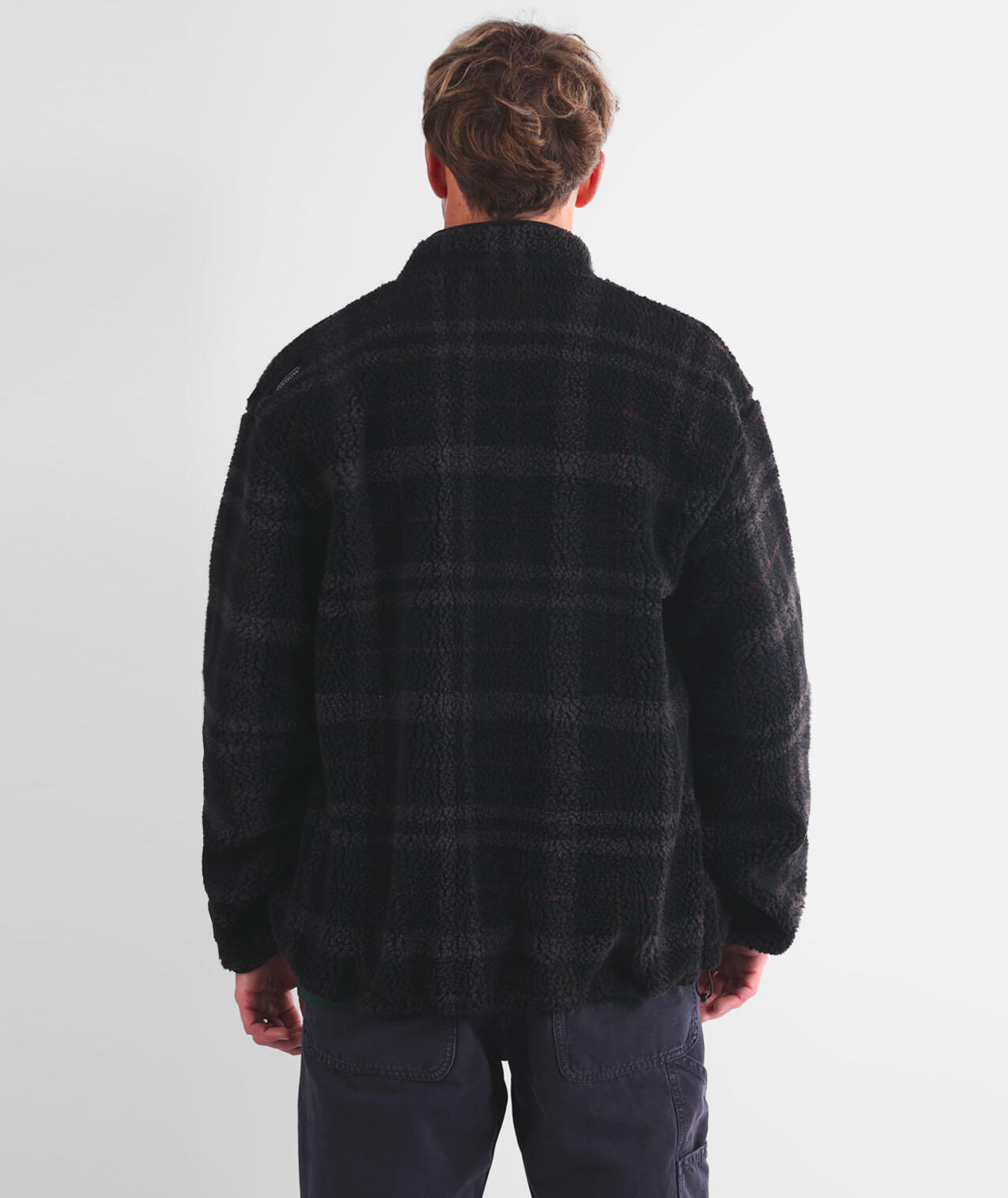 Sherpa met rits PLAID 3/5