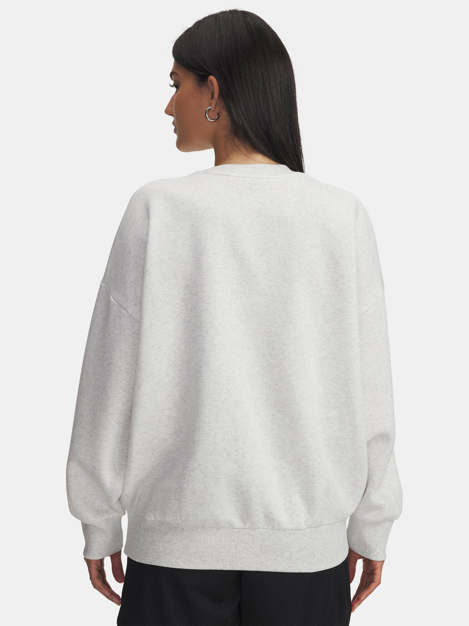 UA Rival Fleece OS Crew 1386463-023 L 2/5