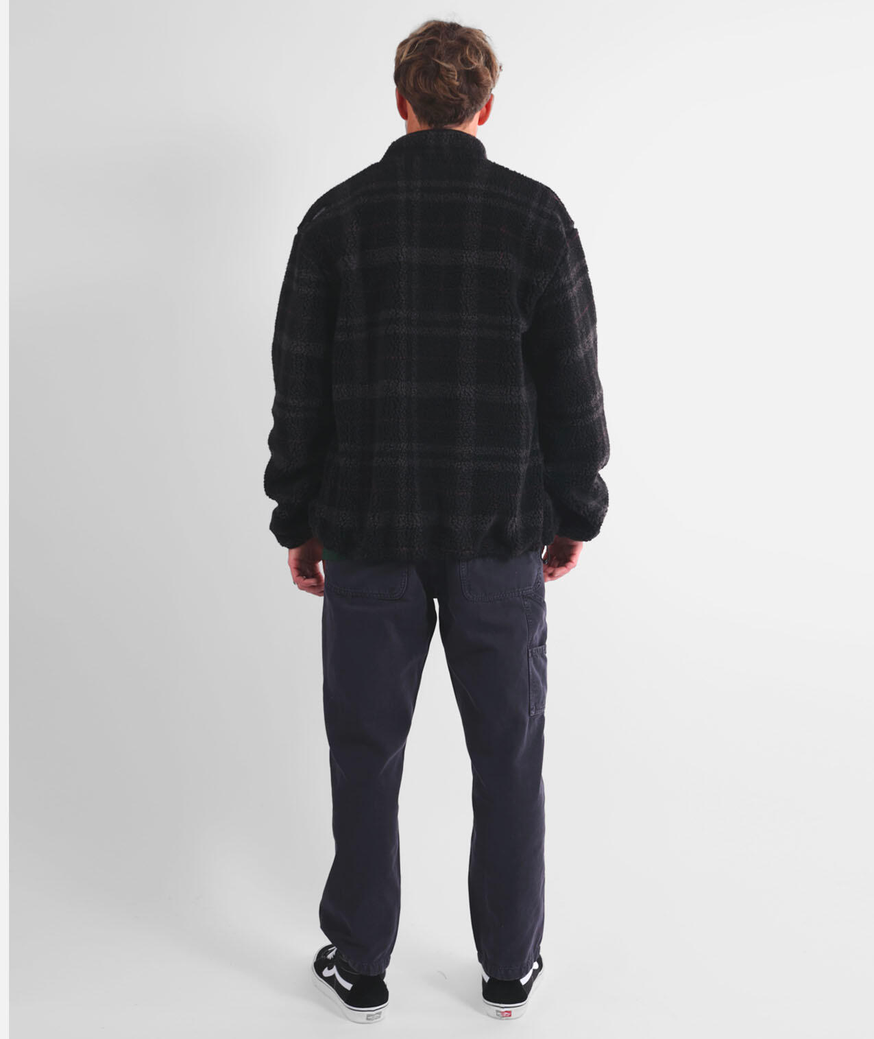 Sherpa met rits PLAID 5/5