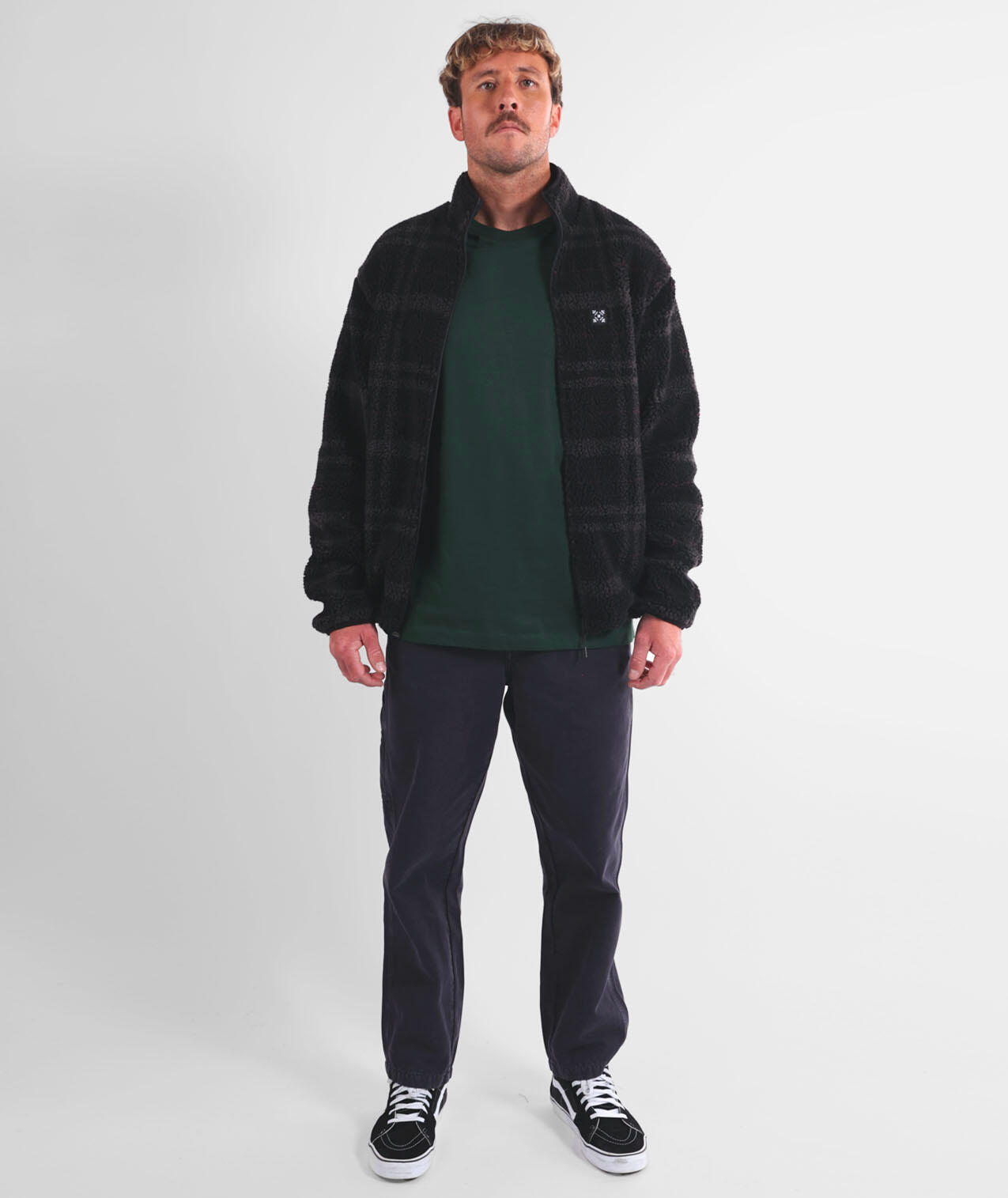 Sherpa met rits PLAID 4/5