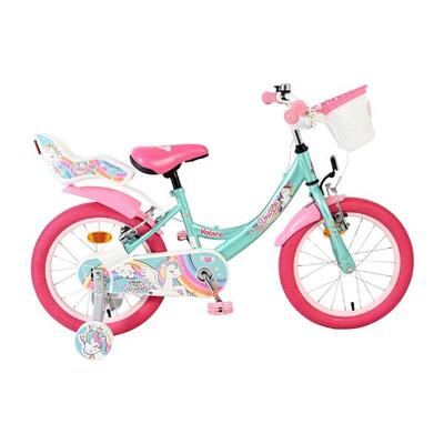 Kinderfiets 16 inch 5-7 jaar volare unicorn