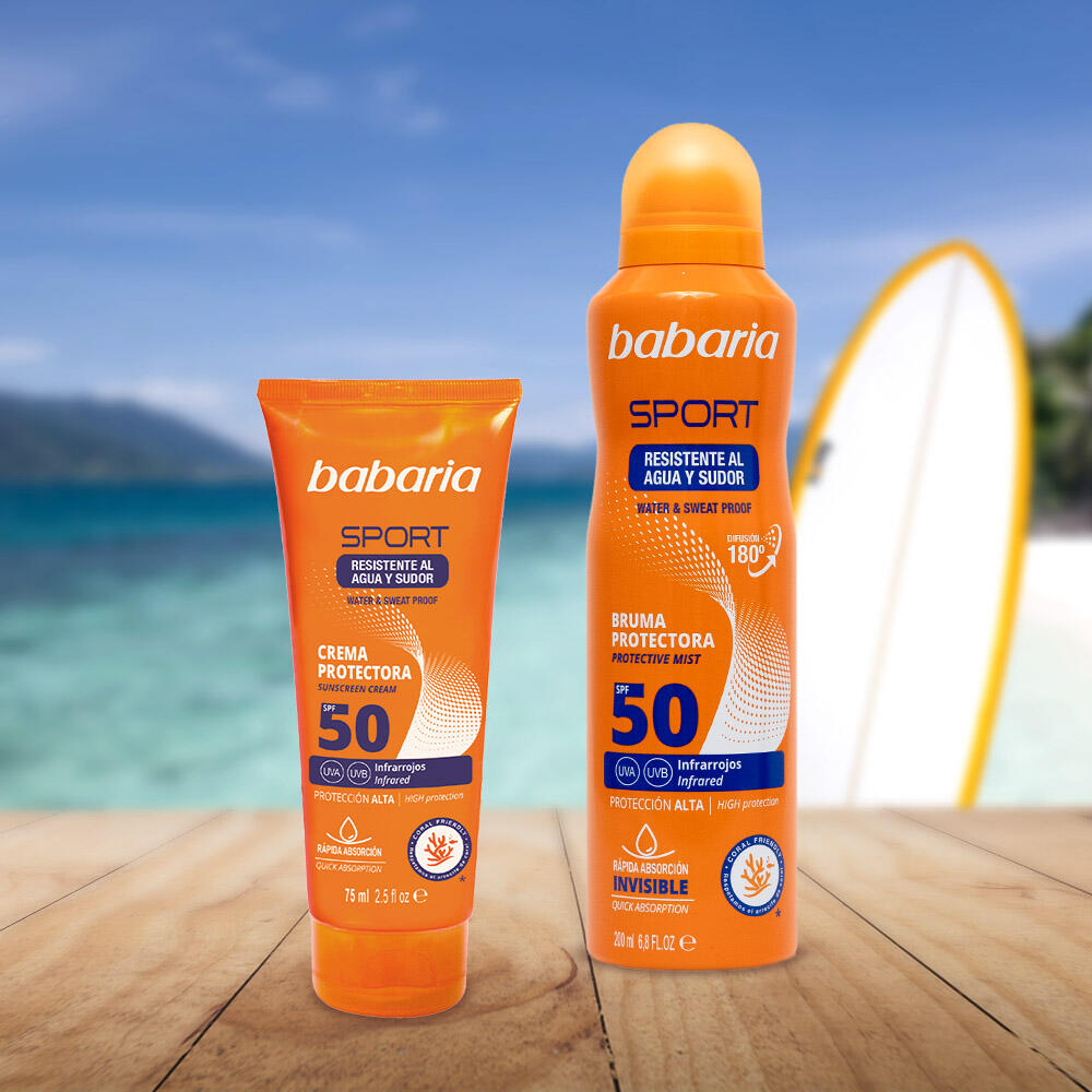 Babaria Protector Solar Facial SPF50+ Sport 75 ml 5/7