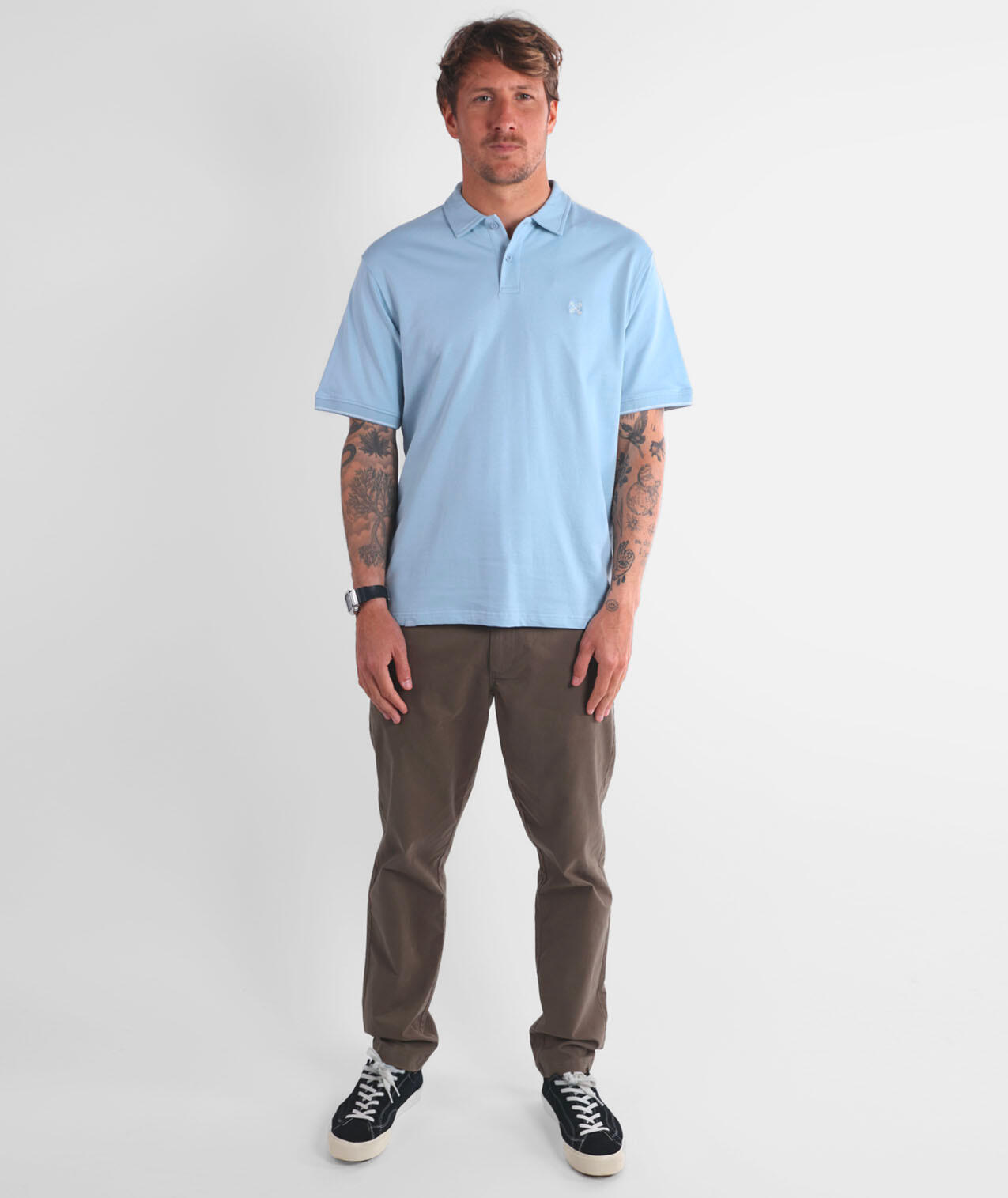 Polo jersey manches courtes uni TIMELESS 4/4