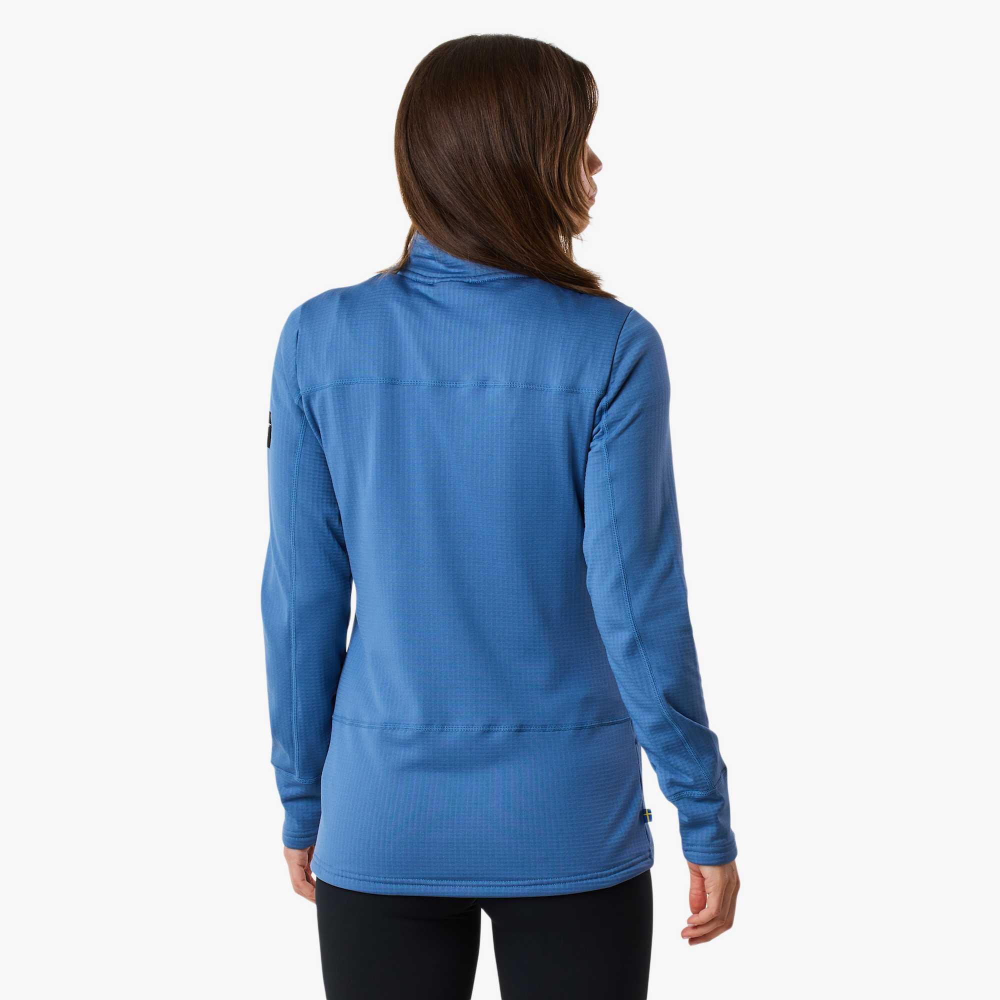 Veste polaire randonnée femme zippée intégrale Trondheim Wind Mid Layer Full Zip 2/7