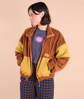 Fleece met rits siwan