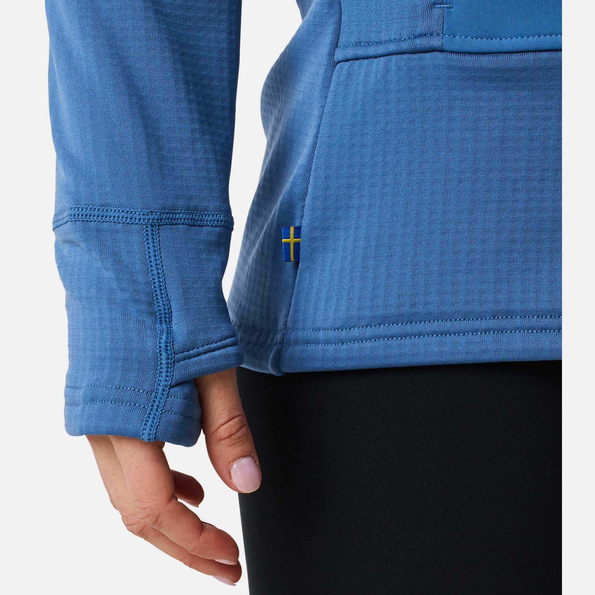 Veste polaire randonnée femme zippée intégrale Trondheim Wind Mid Layer Full Zip 6/7