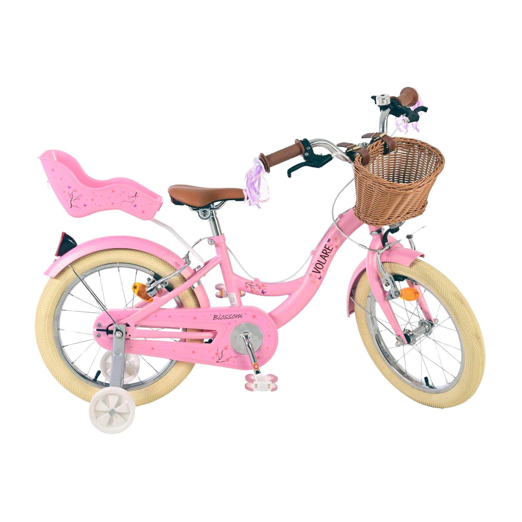Kinderfahrrad 16 Zoll Volare Blossom 5-7 Jahre Rosa 2/5