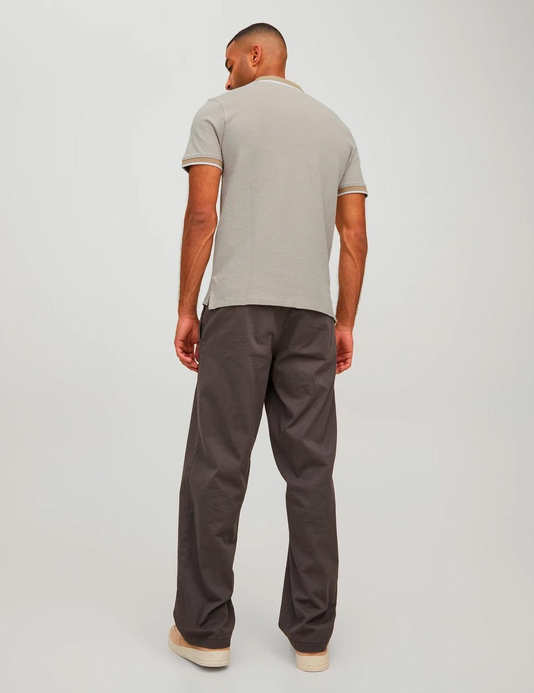 Magliette da polo da uomo Jack&Jones beige. 2/6