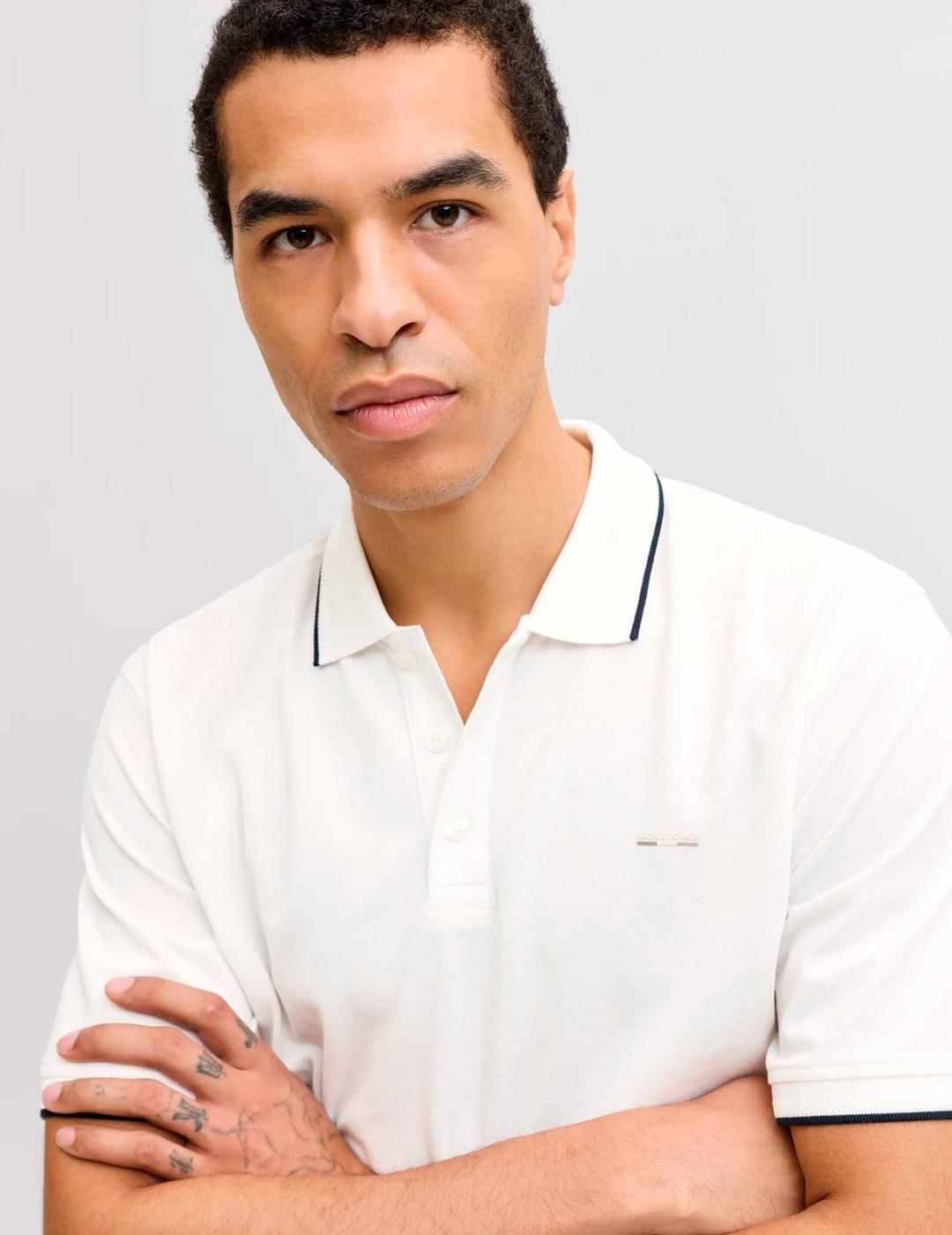 Sailing polo, shirts para Hombre Jack&jones  Blanco 6/6