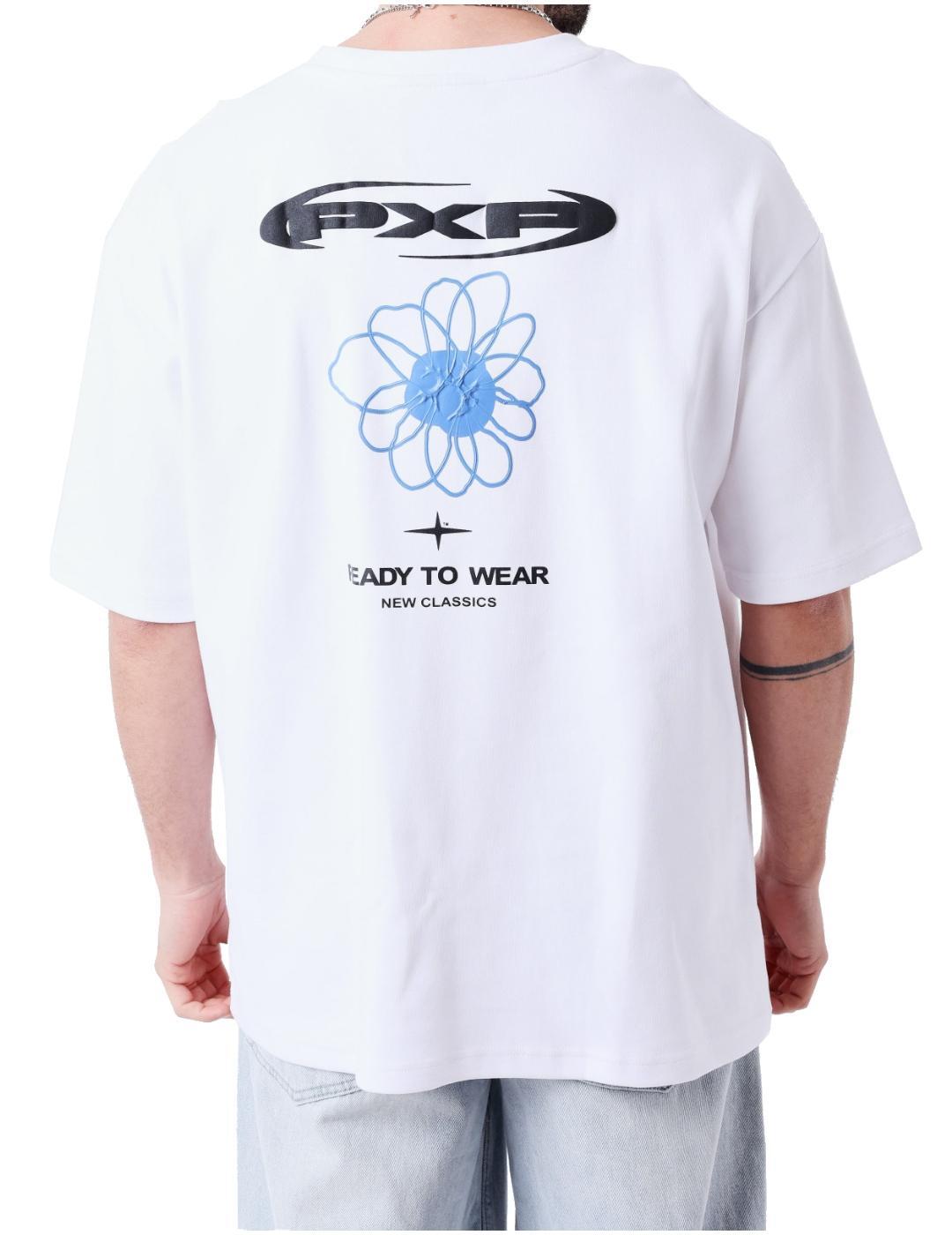 Camiseta para Hombre Project x paris Street bloom Blanco 2/7