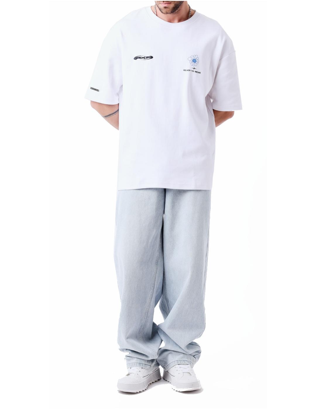 Camiseta para Hombre Project x paris Street bloom Blanco 5/7