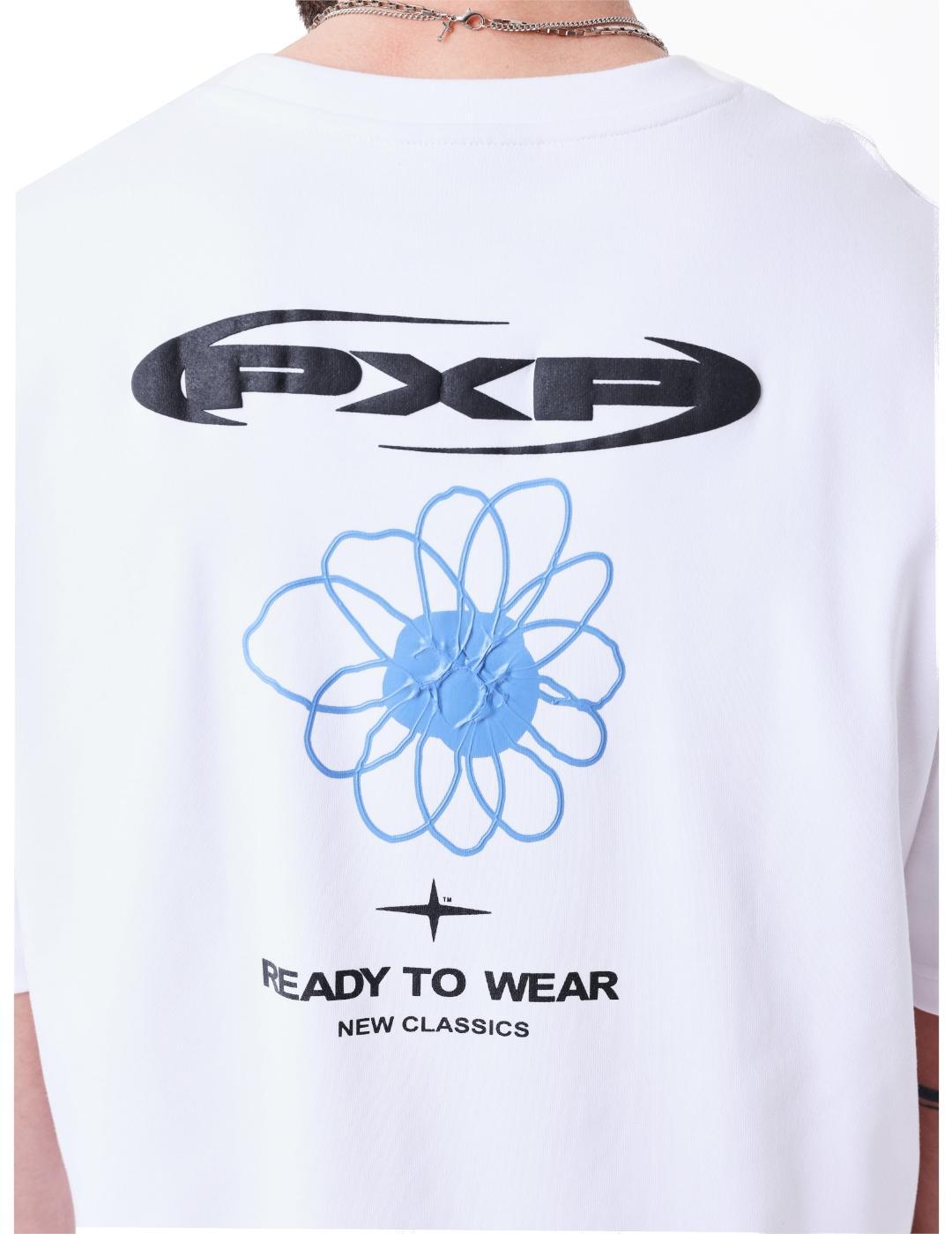 Camiseta para Hombre Project x paris Street bloom Blanco 4/7