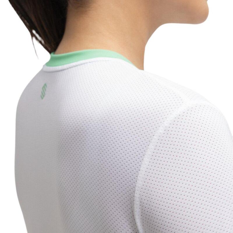Tricou tehnic de cu mânecă scurtă pentru femei Pesaro White Alb