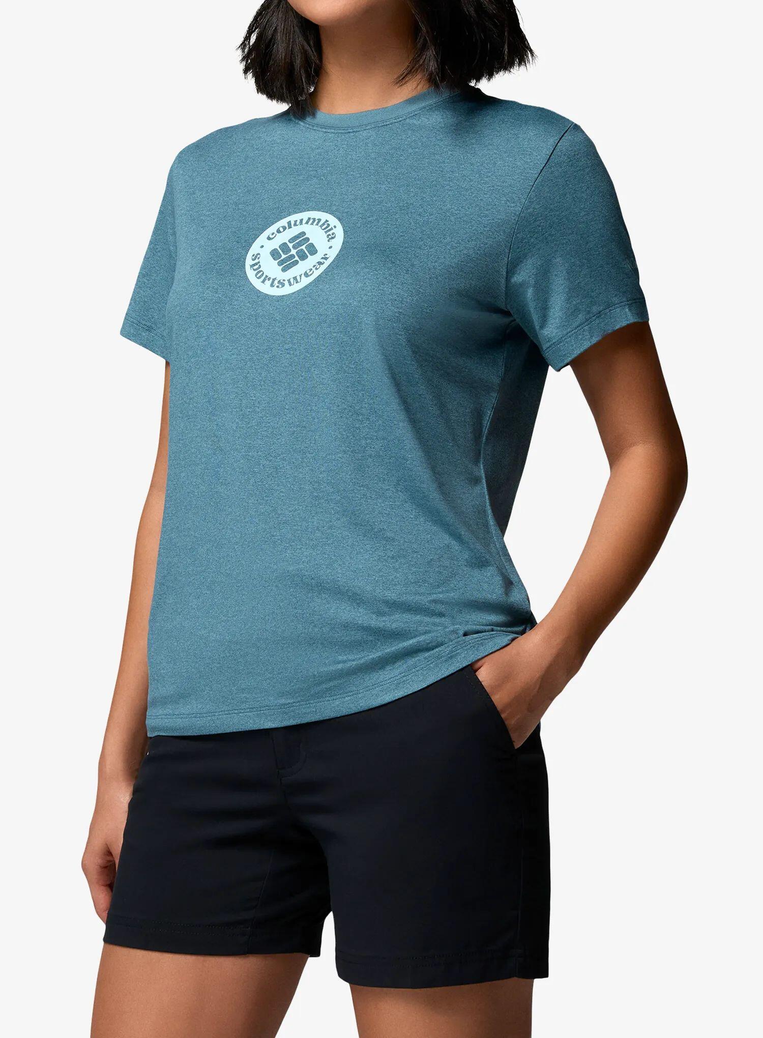 Koszulka z nadrukiem damska Columbia Parsons Point S/S Graphic Tee 4/5