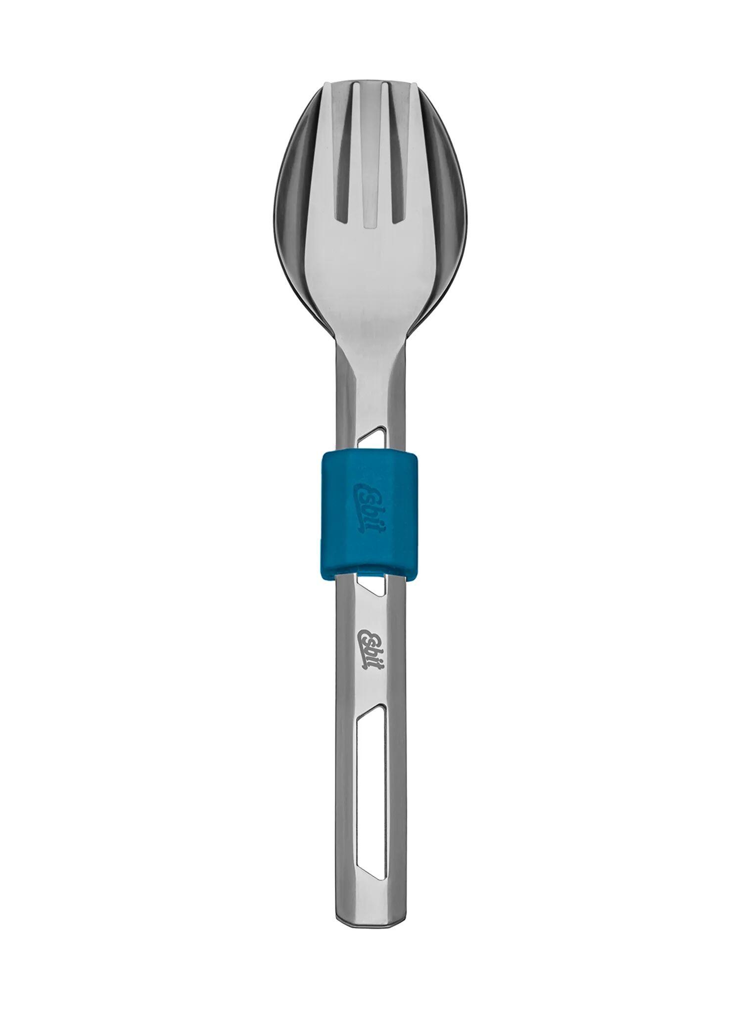 Sztućce turystyczne Esbit Cutlery Set Incl. Silicone Band L - polar blue 3/7