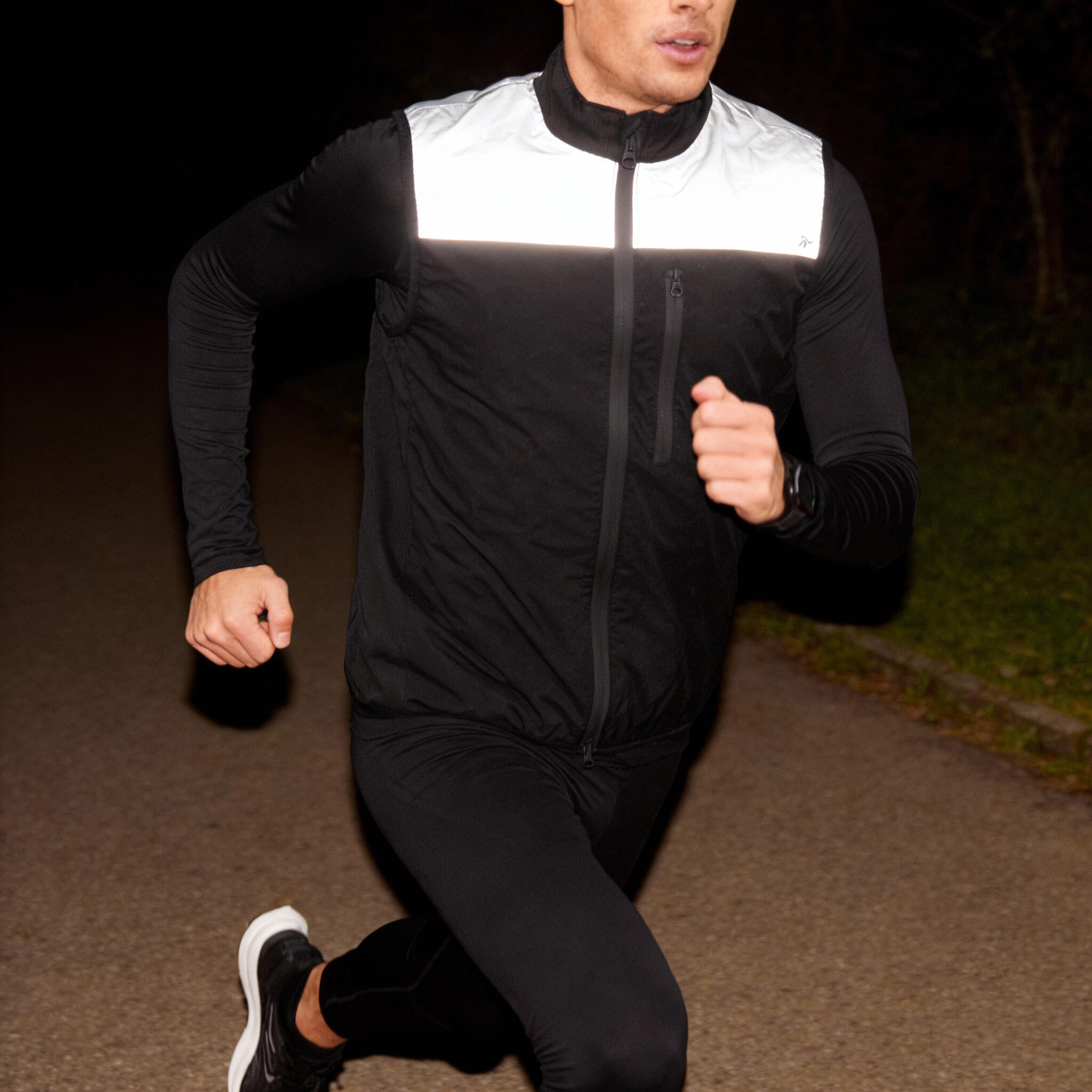 Gilet de course CityRun10 – Ultra léger, respirant avec élément réfléchissant 3/6