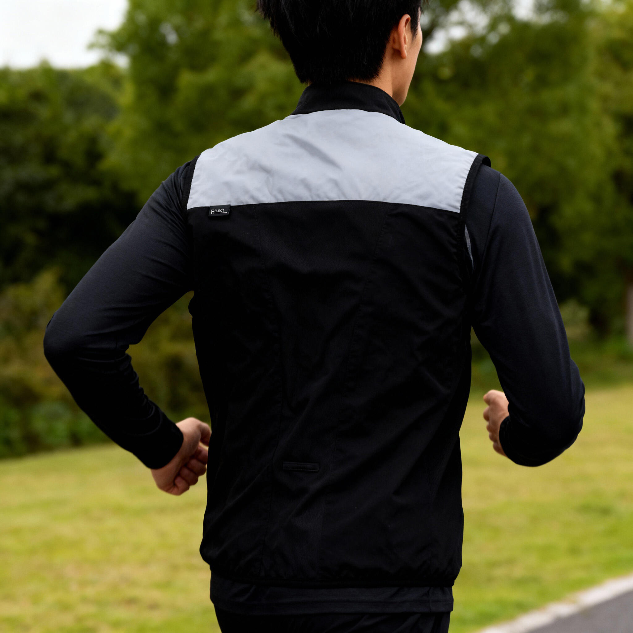 Gilet de course CityRun10 – Ultra léger, respirant avec élément réfléchissant 4/6