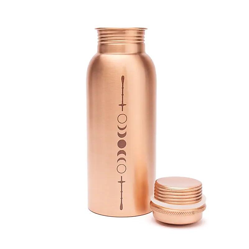 Bottiglia in rame per aqua Yogi & Yogini fasi Lunar 500 ml 2/2