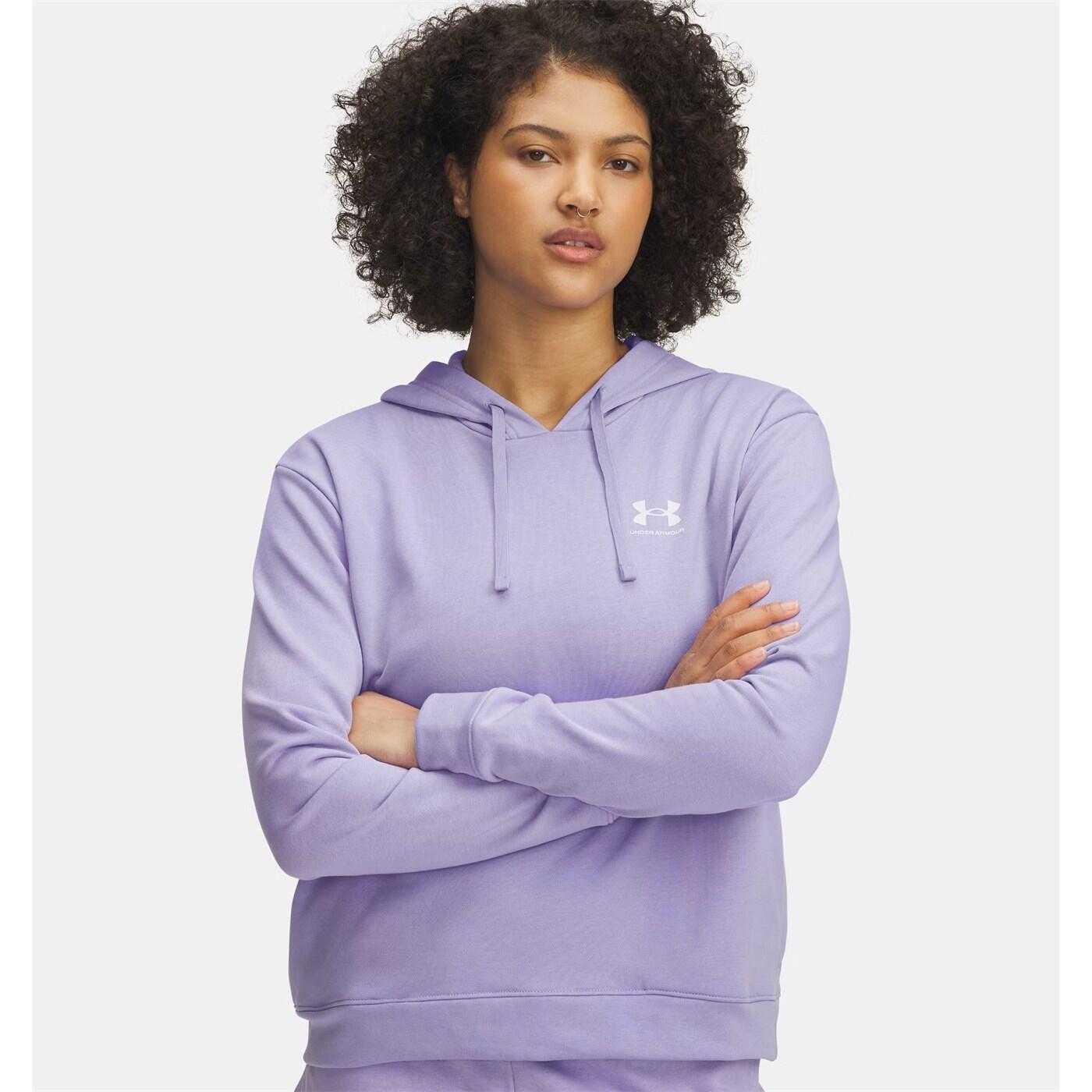 UA RIVAL TERRY HOODIE 6005511-538 XS 1/4