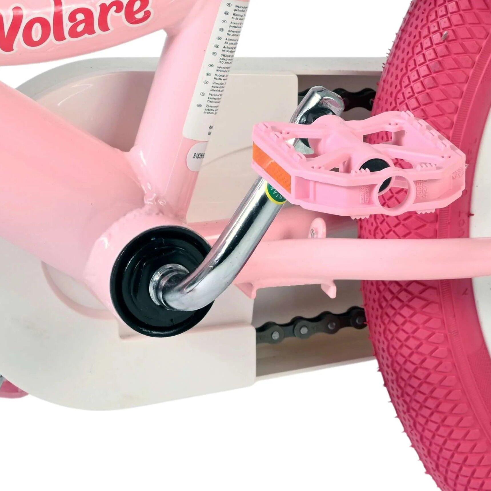 Bicicleta Criança 16 Polegadas Volare Unicorn 5-7 Anos Rosa 5/5