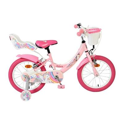 Kinderfiets 16 inch 5-7 jaar volare unicorn