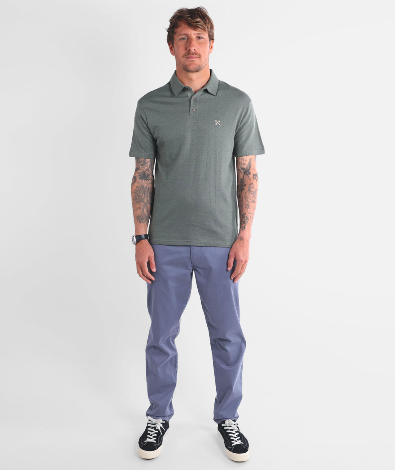 Polo jacquard manches courtes NEWQUAY 4/4