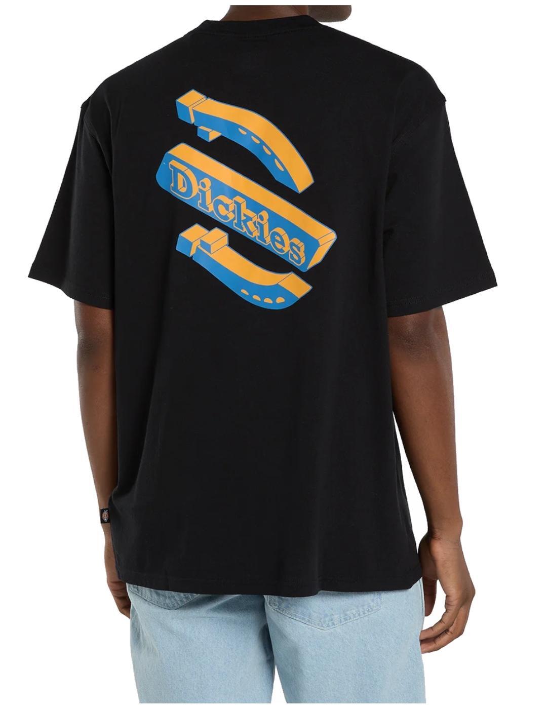 Camiseta para Hombre Dickies  thornville ss  Negro 2/6