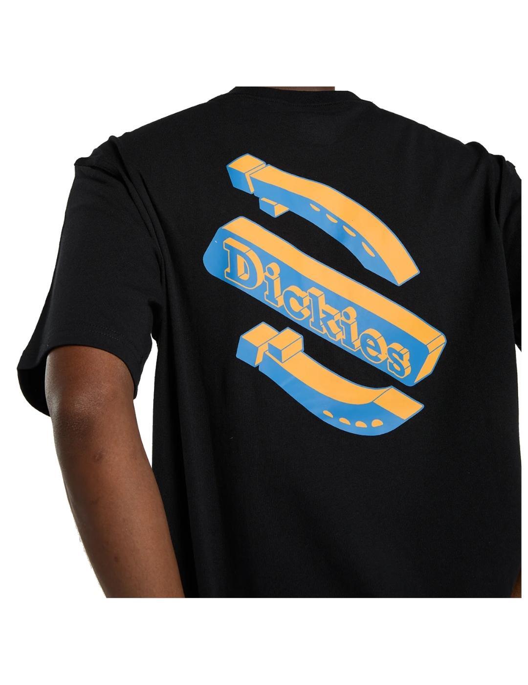 Camiseta para Hombre Dickies  thornville ss  Negro 4/6