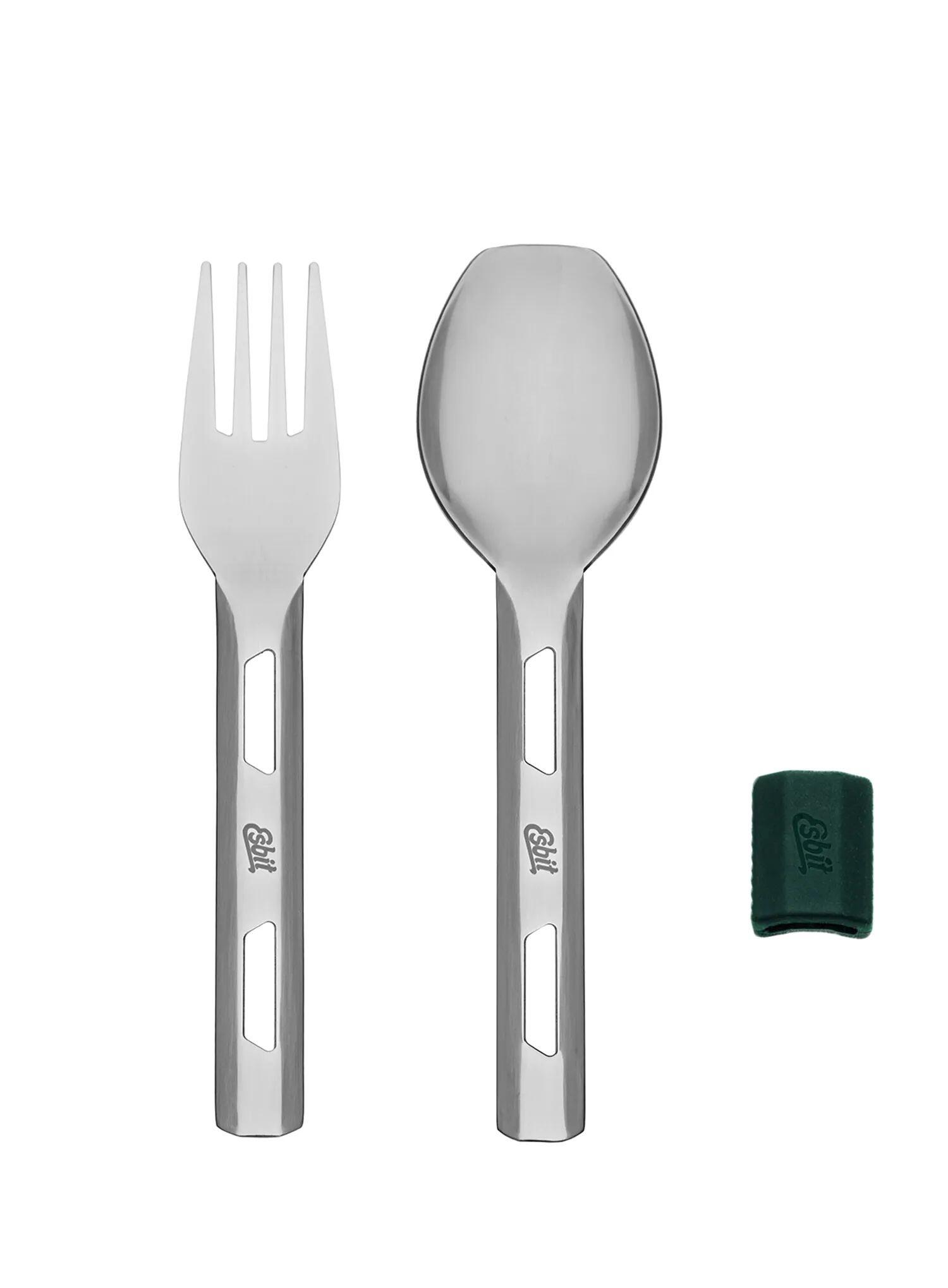 Termos obiadowy Esbit Classic Food Jug with Cutlery Set 0,75L - forest green 2/7