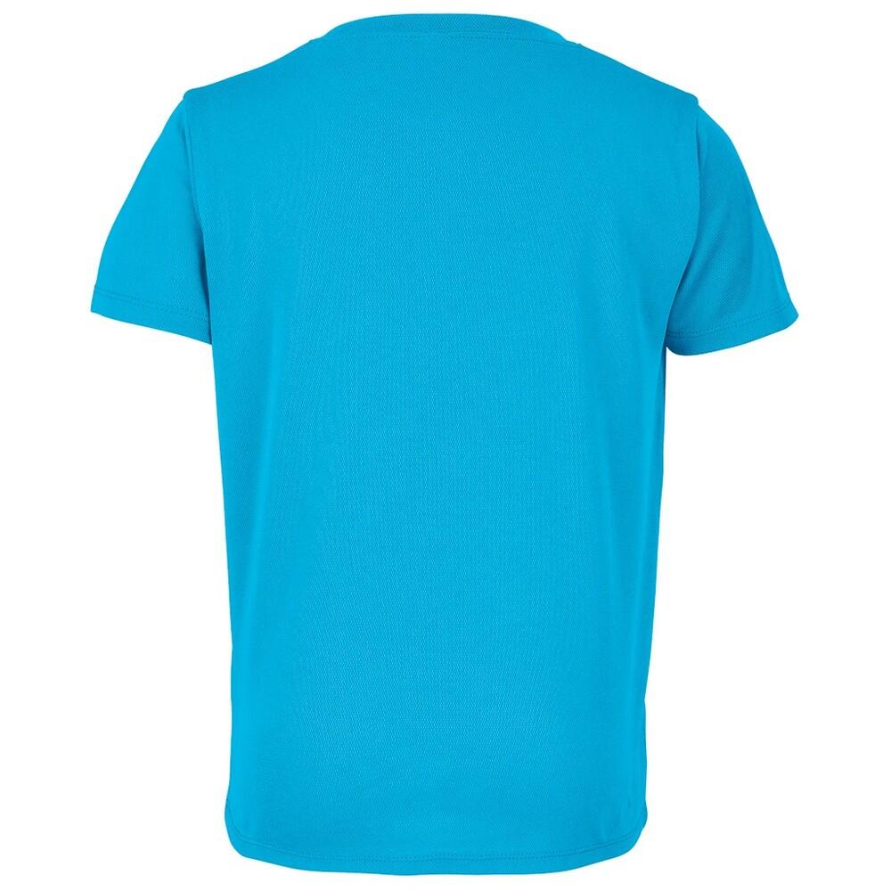 "Sprint" TShirt für Kinder Aquablau 2/4